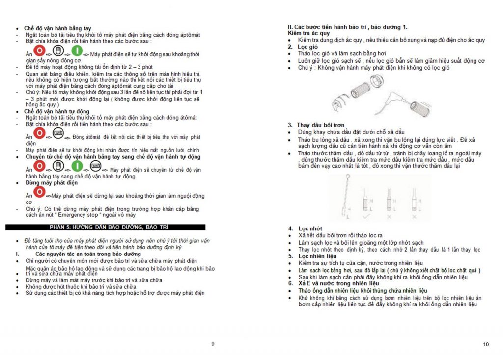 tài liệu hướng dẫn sử dụng máy phát điện 5