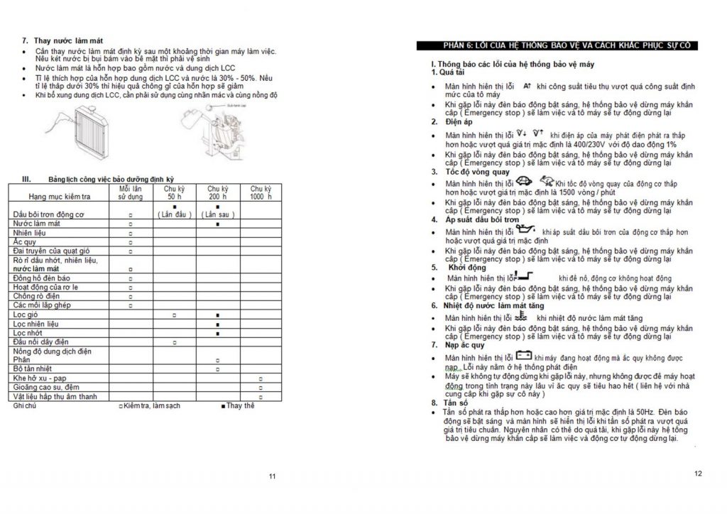 tài liệu hướng dẫn sử dụng máy phát điện 6